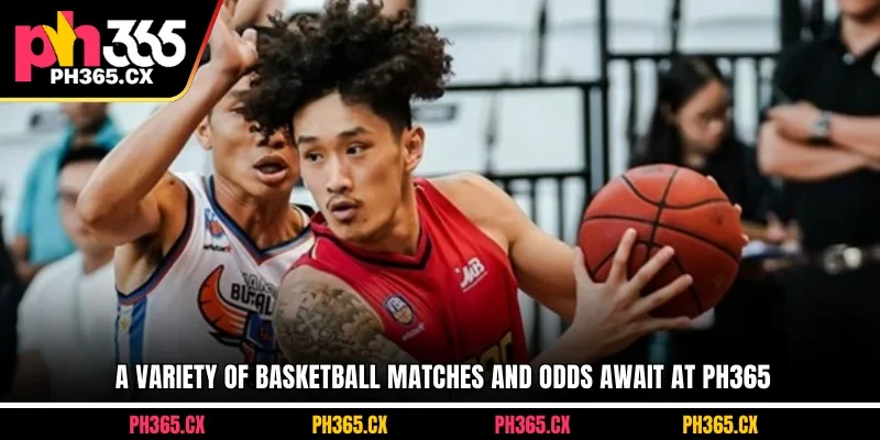 A variety of basketball matches and odds await at PH365