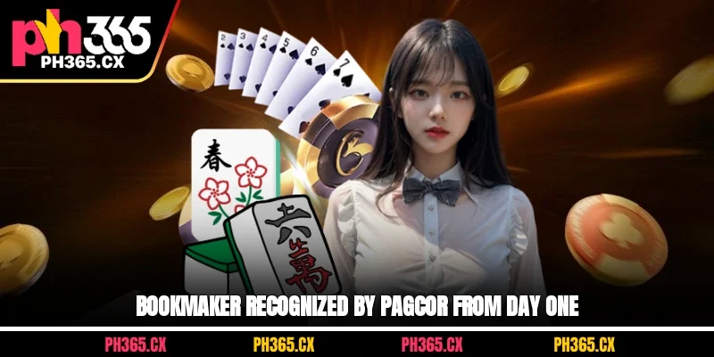 Bookmaker recognized by PAGCOR from day one