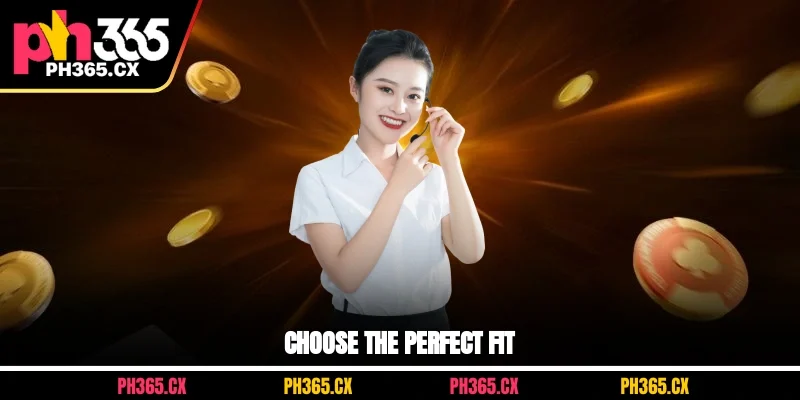 Choose the perfect fit