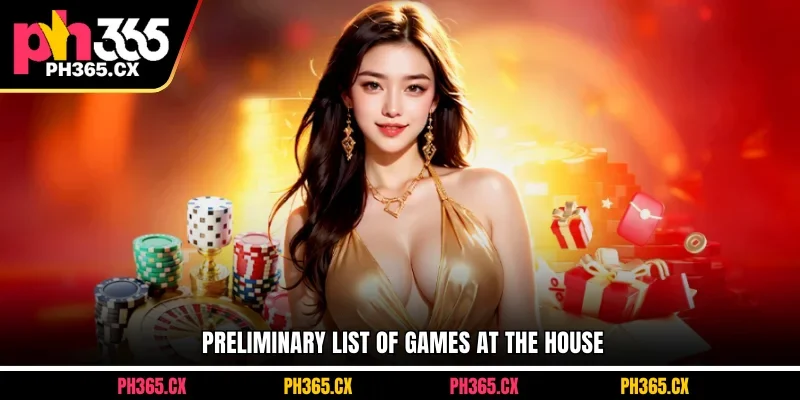 An overview of the diverse gaming portfolio at PH365.